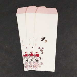 꽃과 나비 편지봉투(3매)
